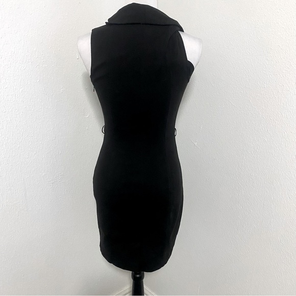 Grass Collection Women’s Black Mini Sleeveless Dress Size 3 (missing belt) EUC - Picture 4 of 6